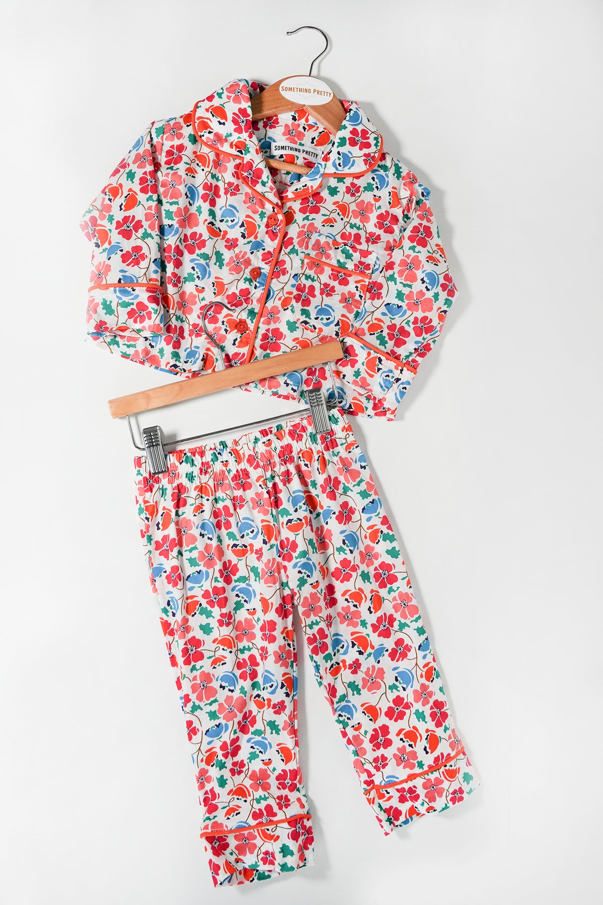 Orange Liberty Girls Pajamas 