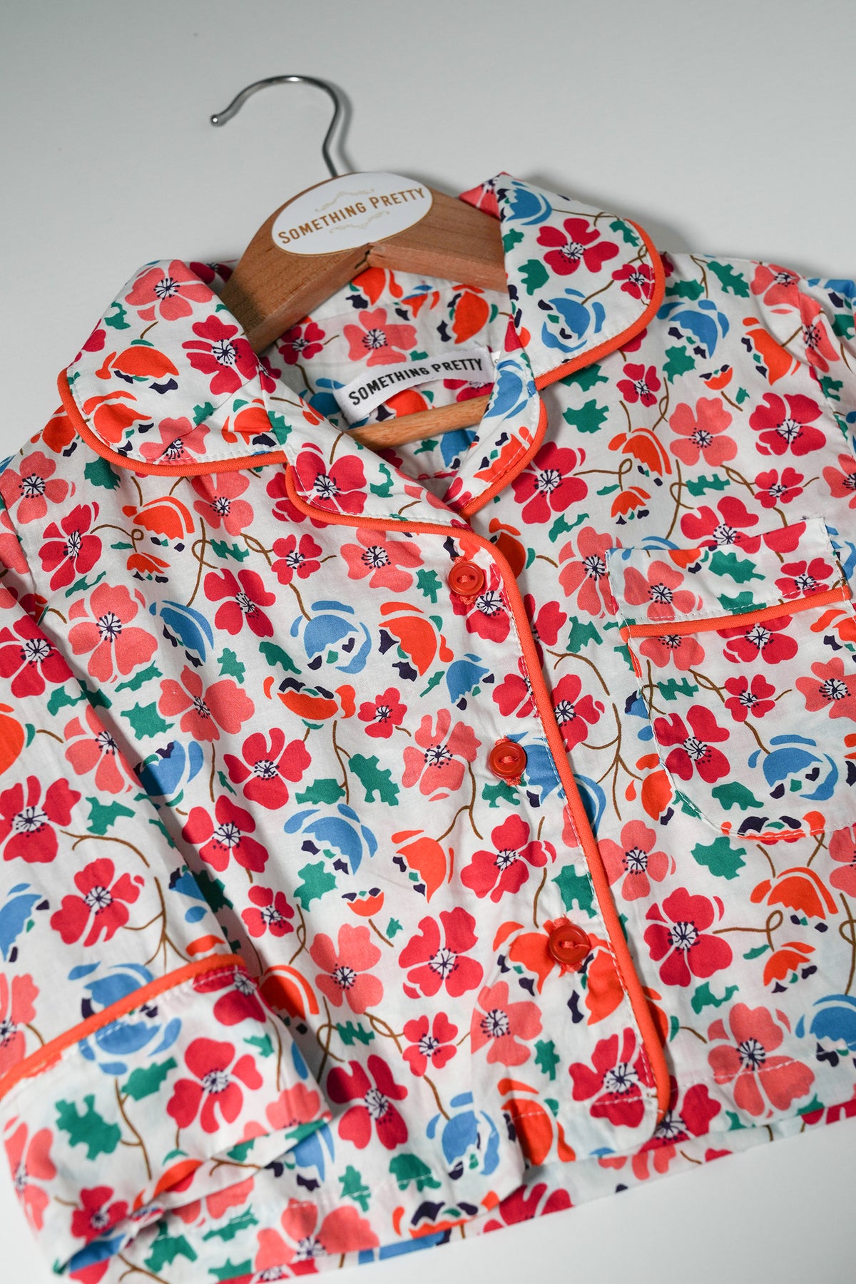 Orange Liberty Girls Pajamas 