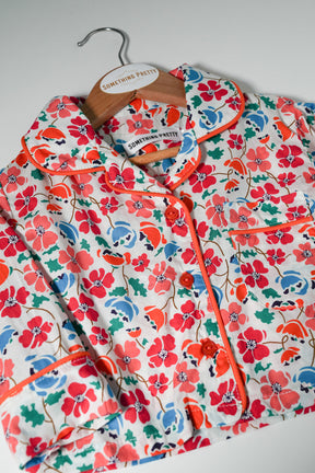 Orange Liberty Girls Long Set PJ