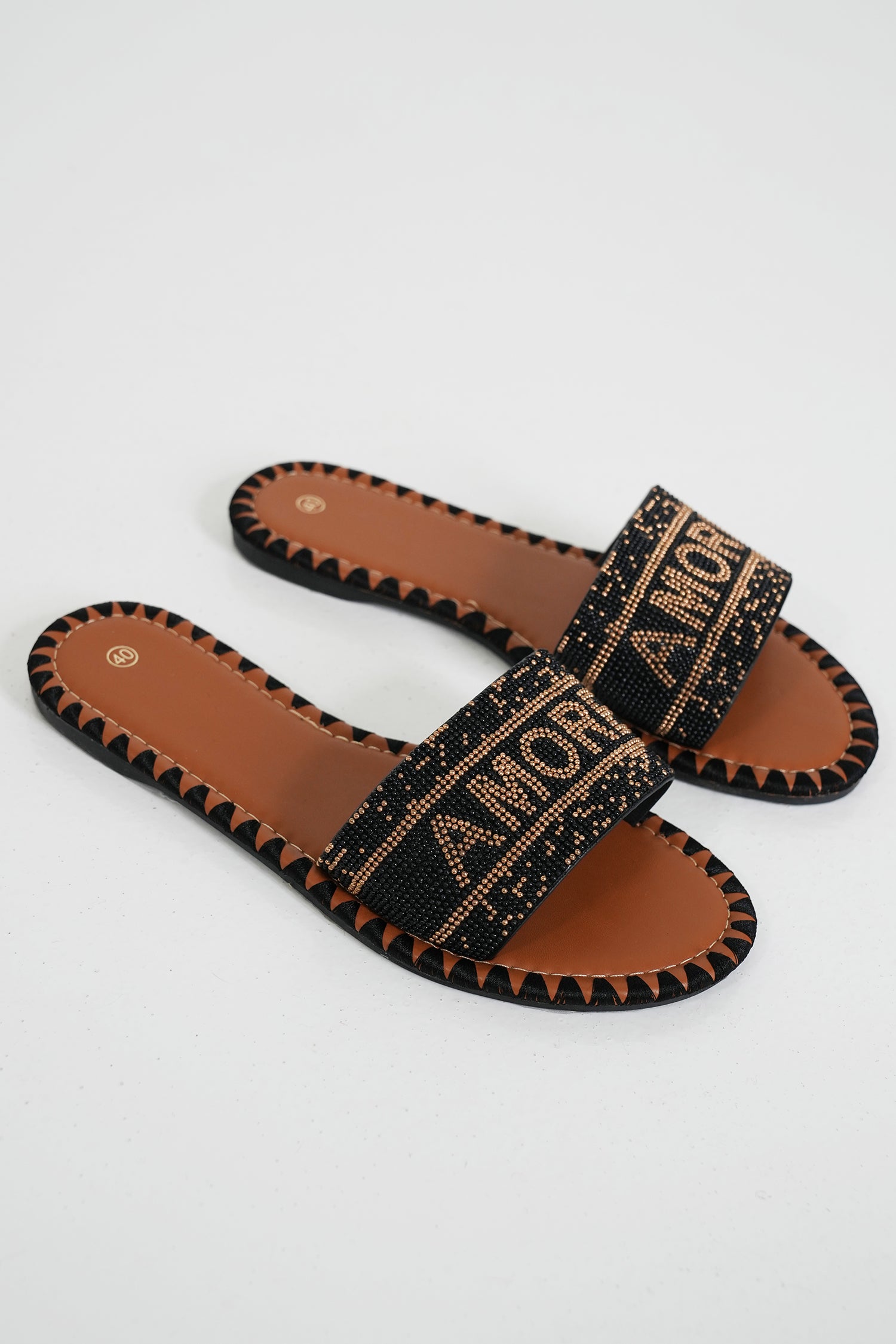 Black Amore Sandal