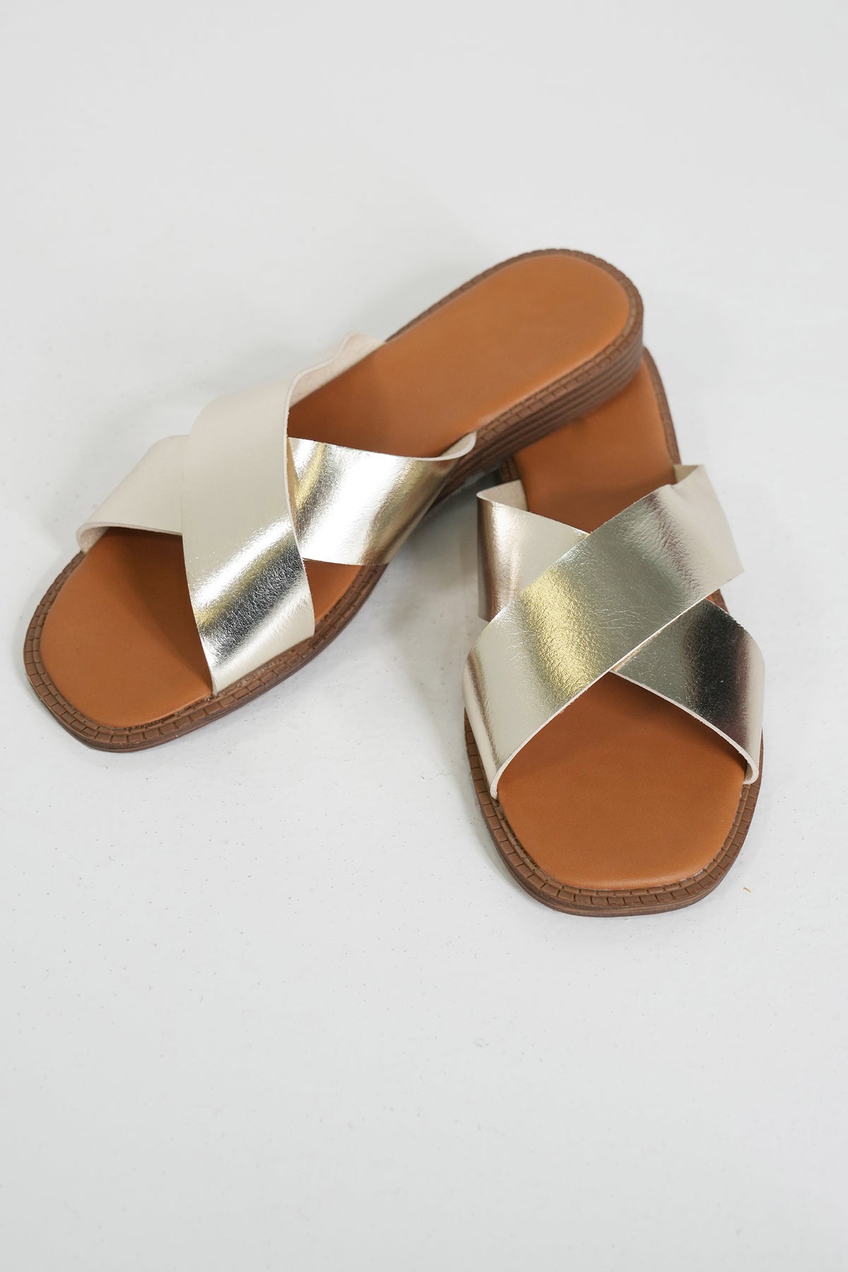 Gold Amy Sandal