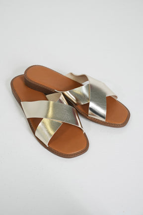 Gold Amy Sandal