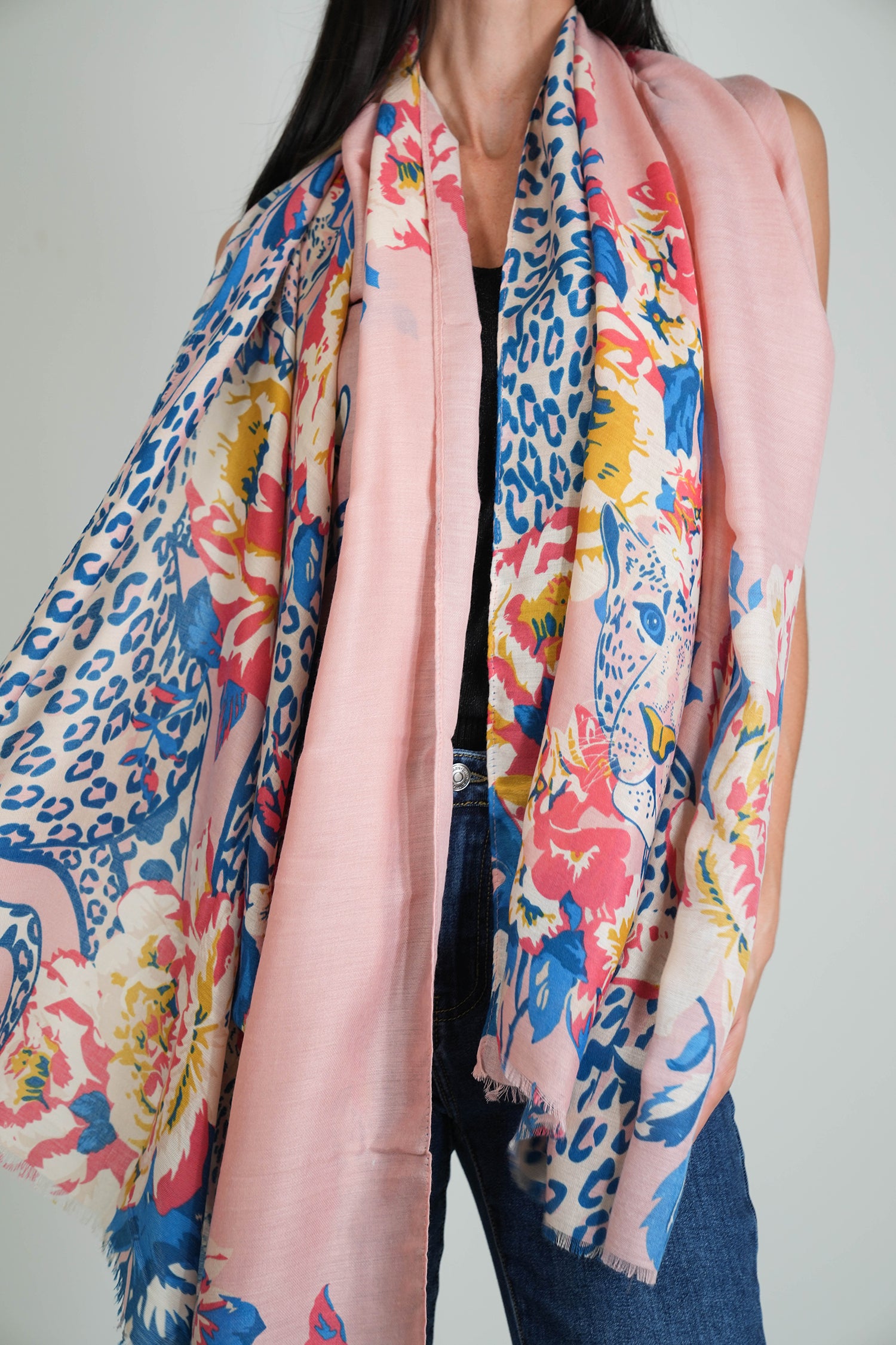 Blush Tropical Scarf