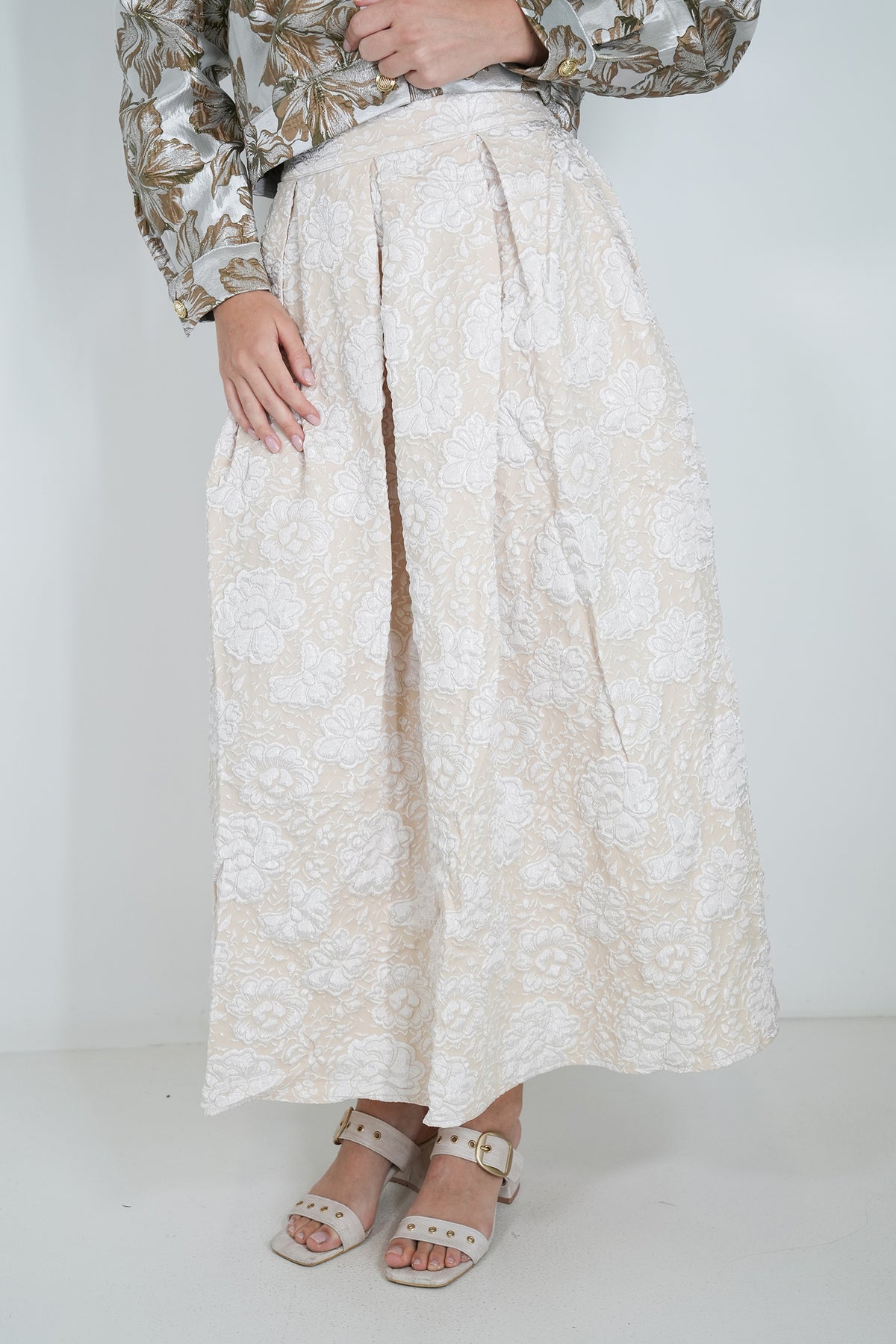 Cream Vikki Skirt