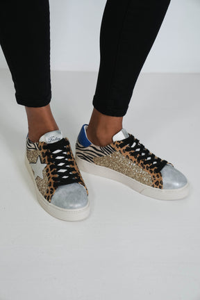 Cobalt Animal Sneaker