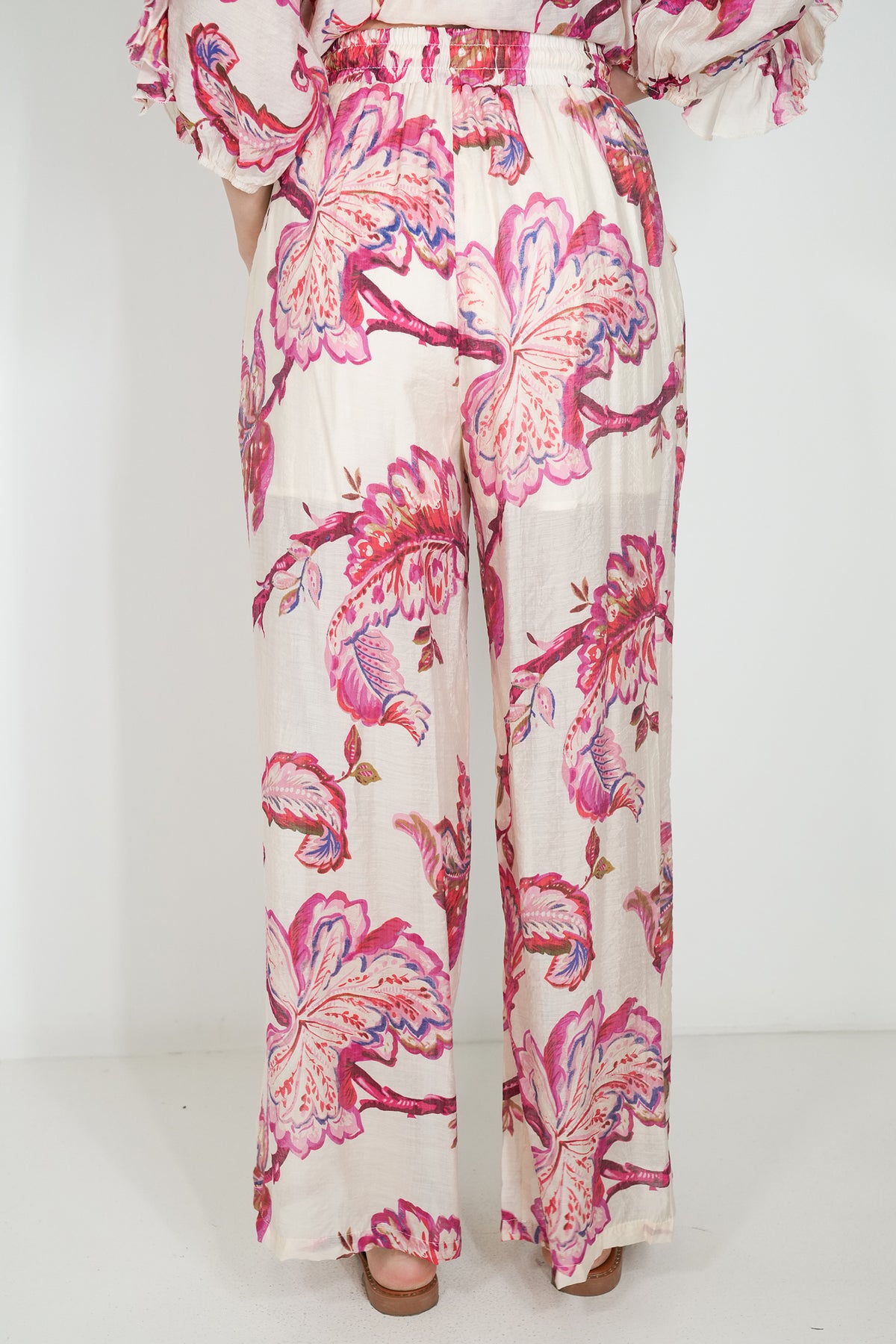Cerise Print Pant