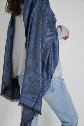 Blue Debbie Scarf