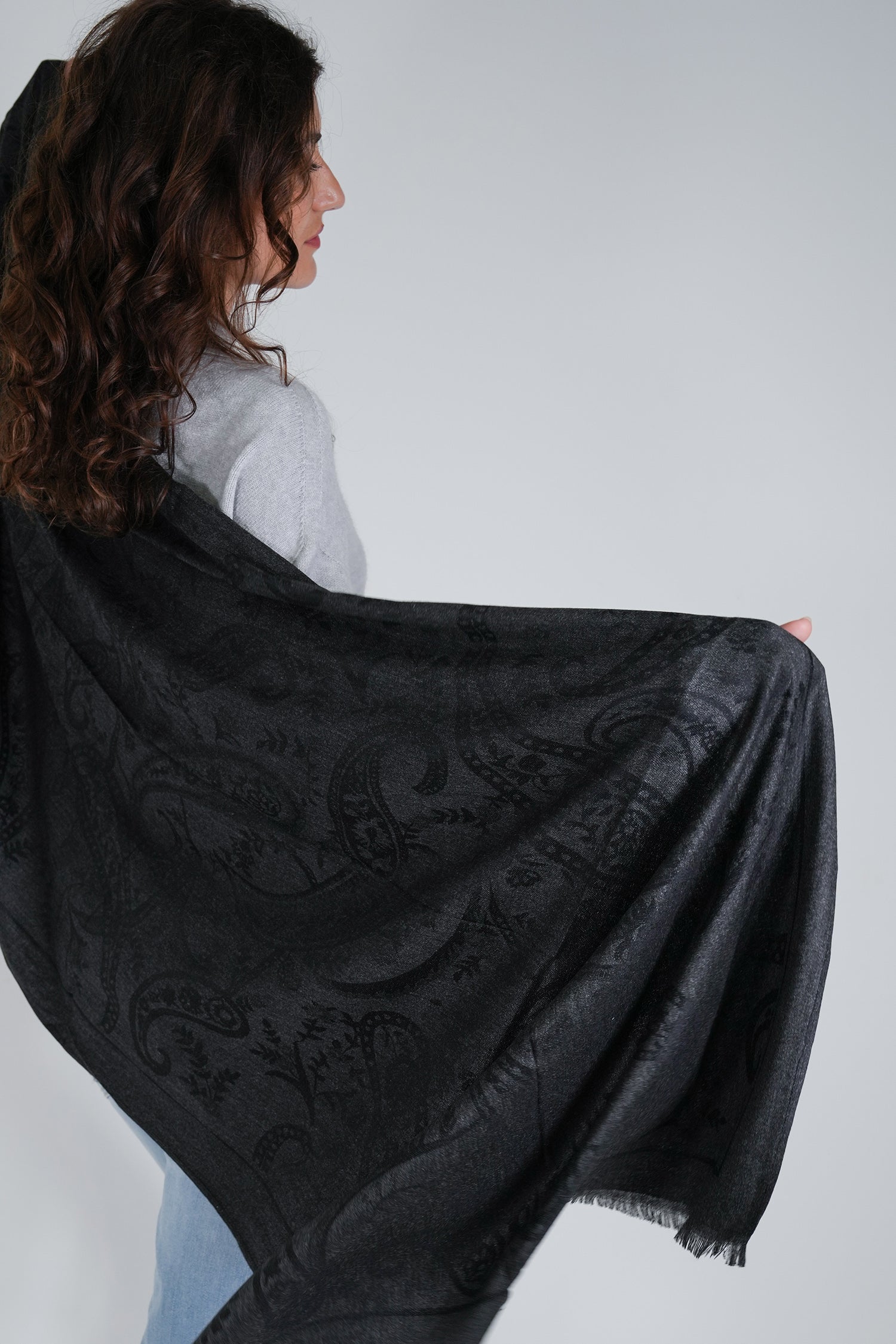 Black Debbie Scarf