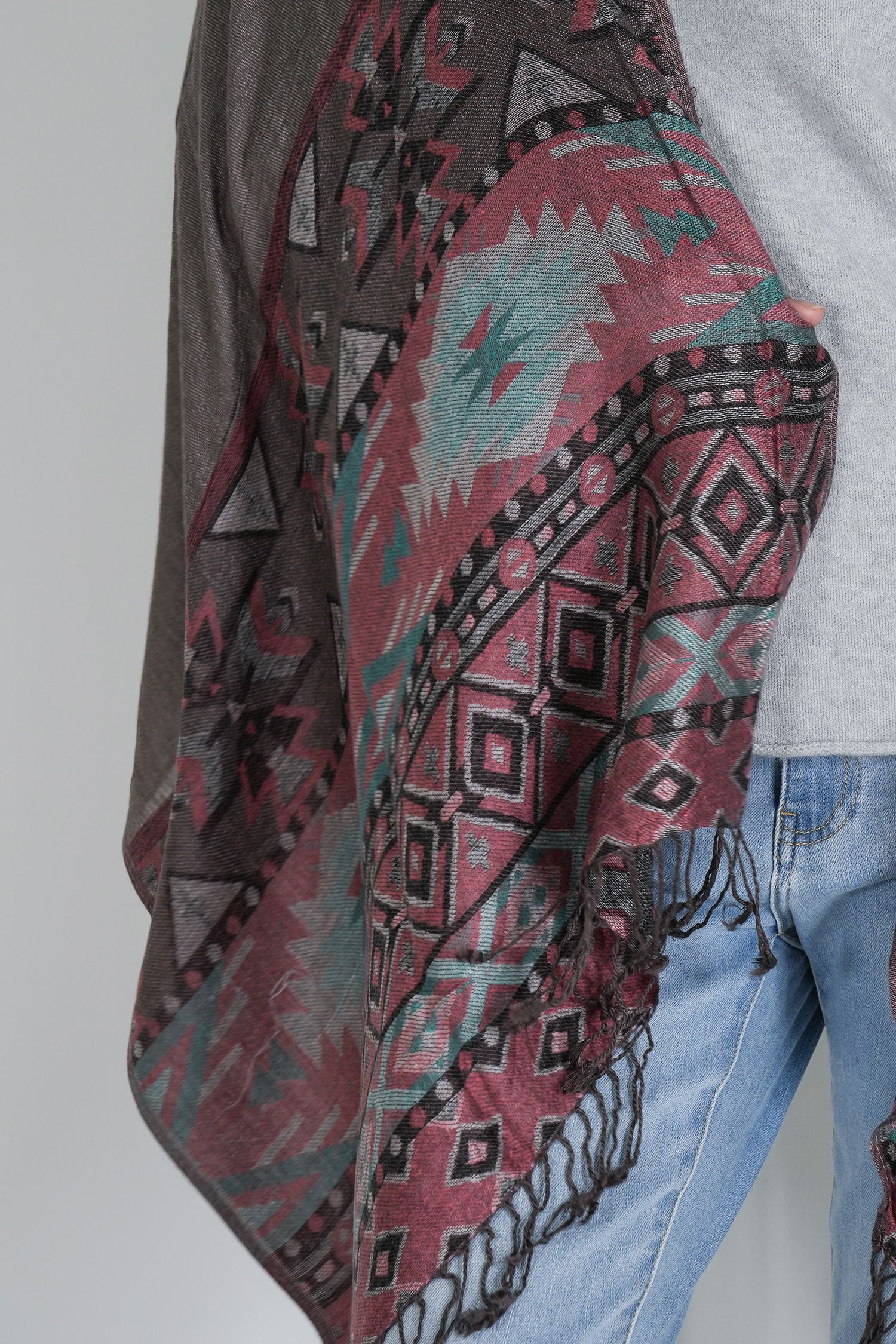 Burgundy Lola Scarf
