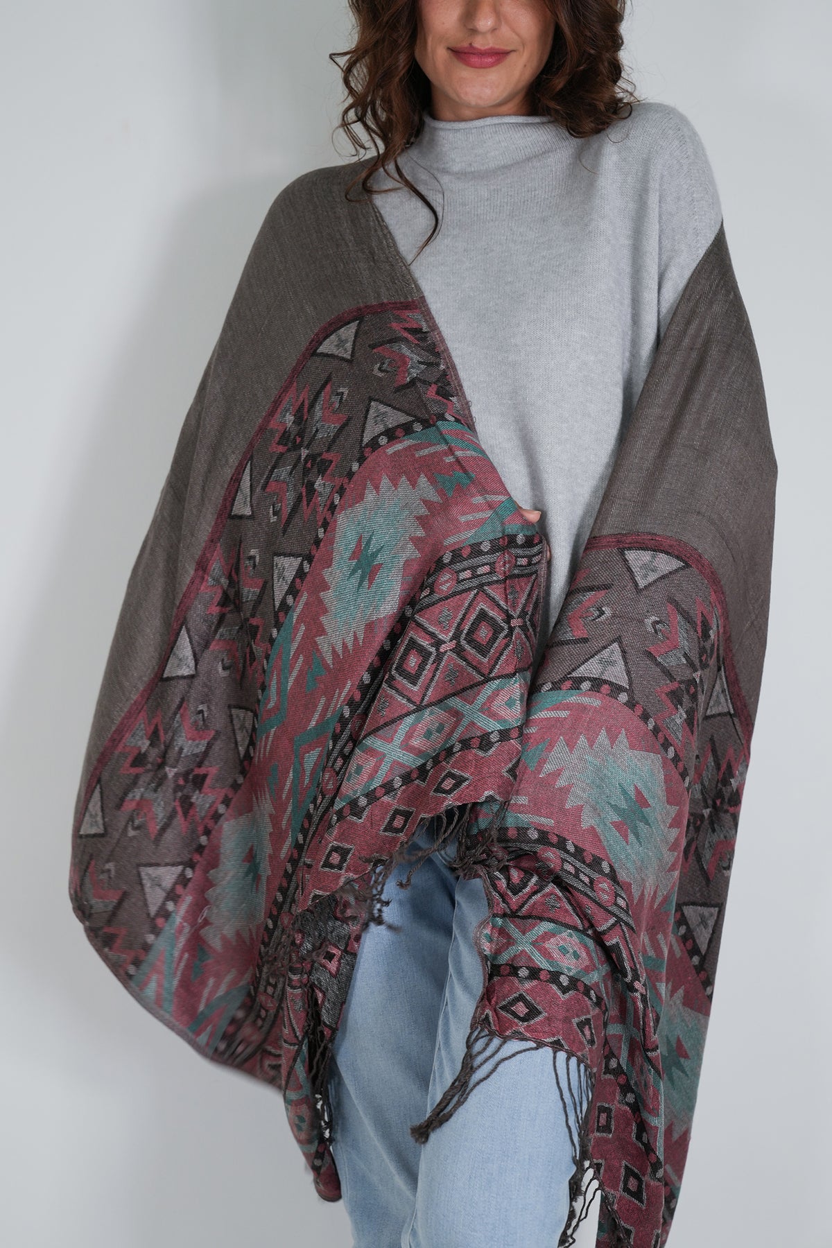 Burgundy Lola Scarf