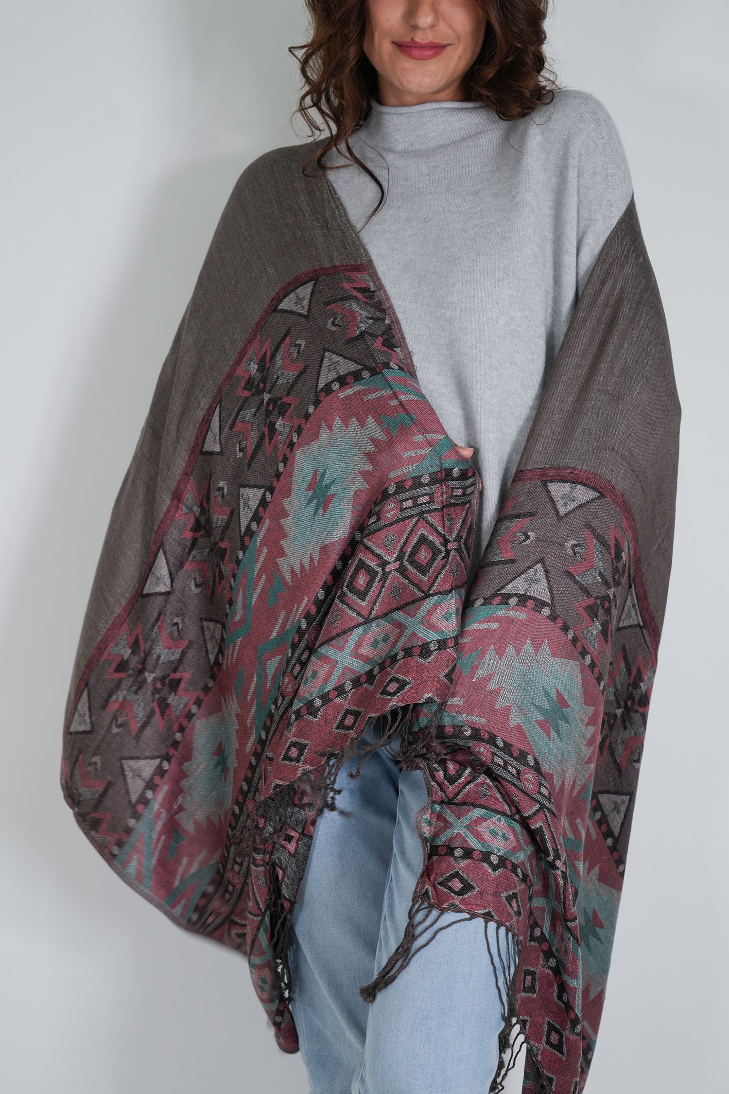 Burgundy Lola Scarf