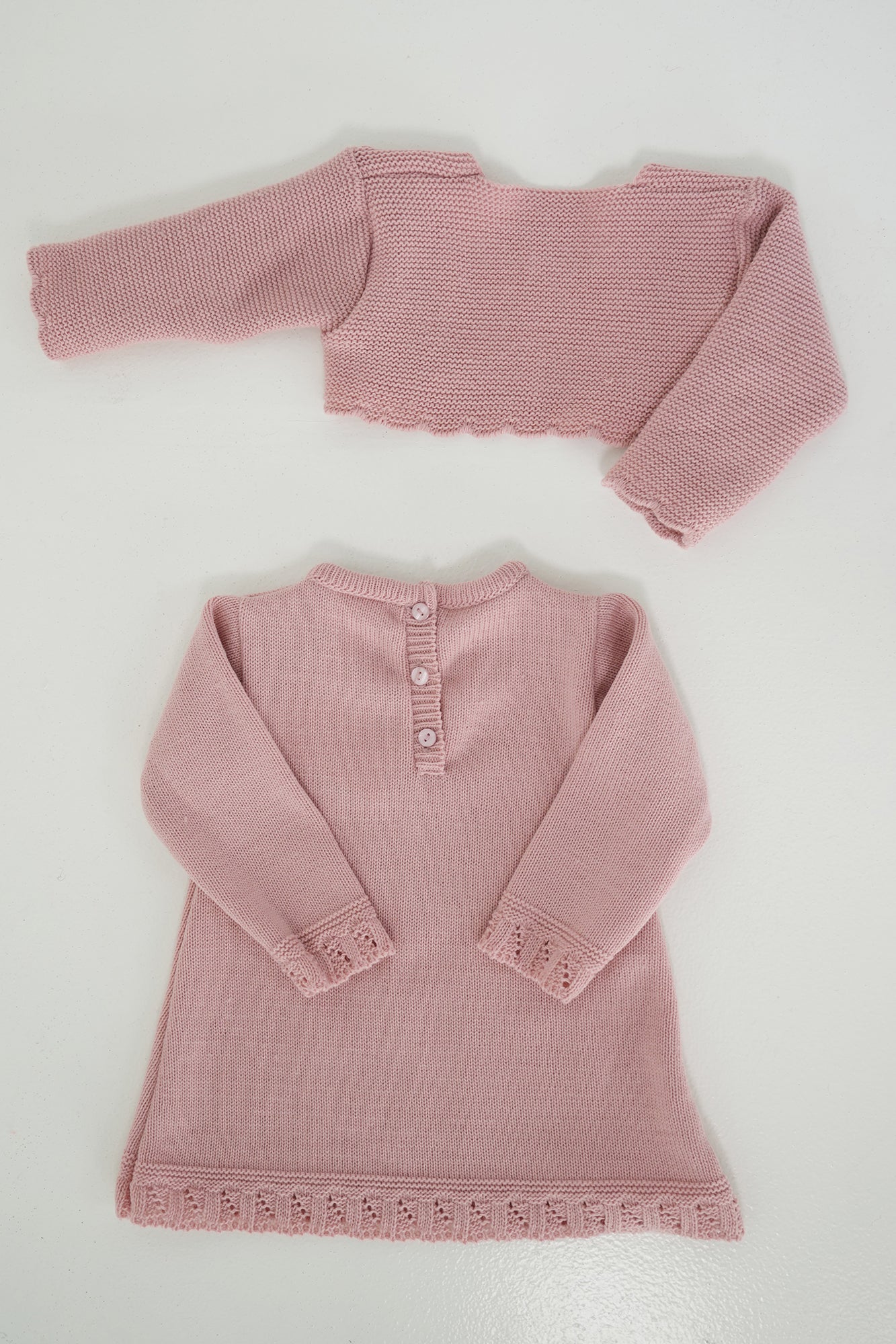 Blush Knit Dress Set