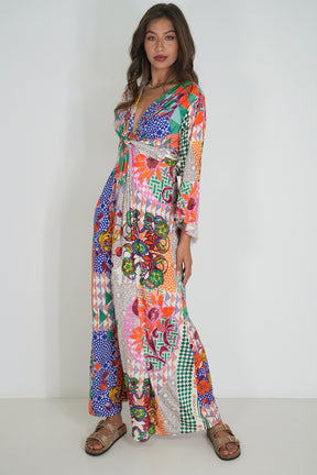 Resort Knot Dress With Sleeves