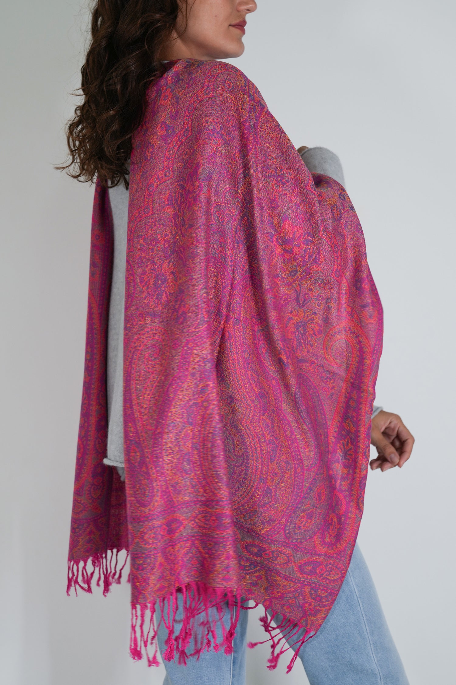 Hot Pink Ruby Scarf