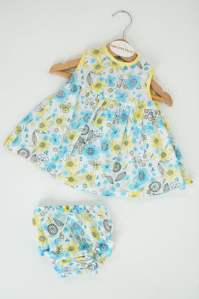 Yellow/Turquoise Lizzy Frock