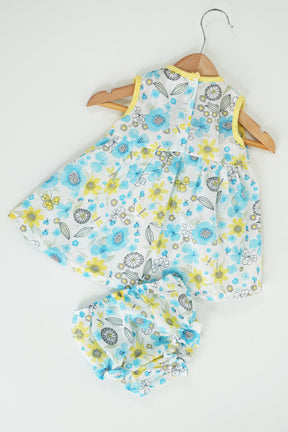 Yellow/Turquoise Lizzy Frock