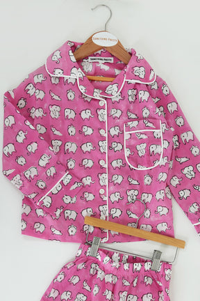 Pink Elephant Kids PJs