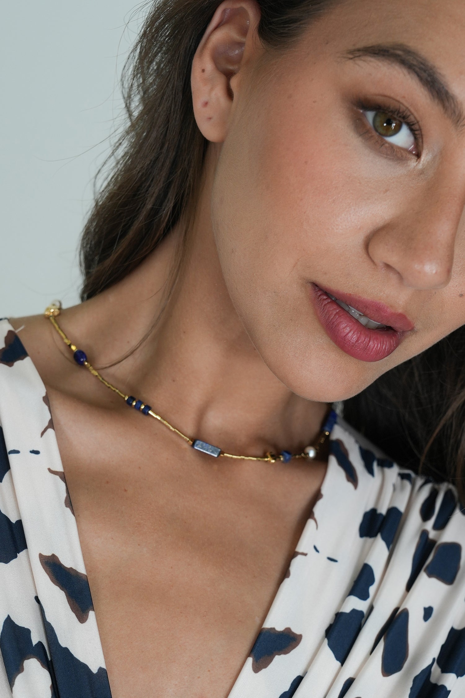 Navy Sherri Necklace