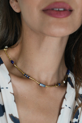 Navy Sherri Necklace