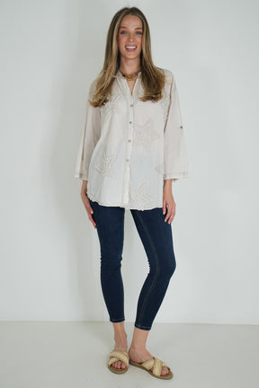 Taupe Star Shirt