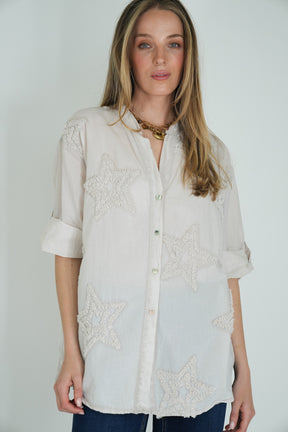 Taupe Star Shirt