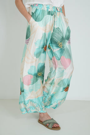 Sage Floral Pant