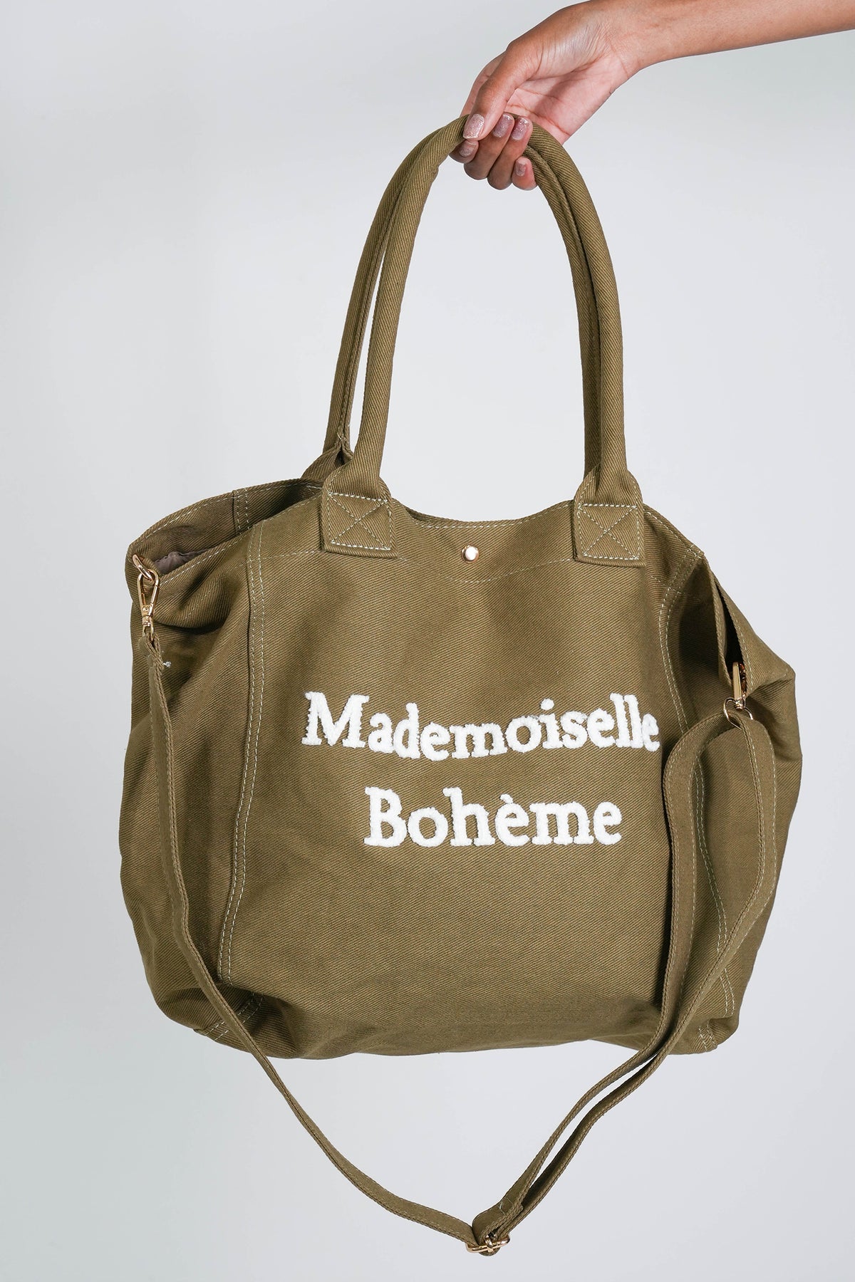 Khaki Mademoiselle Tote
