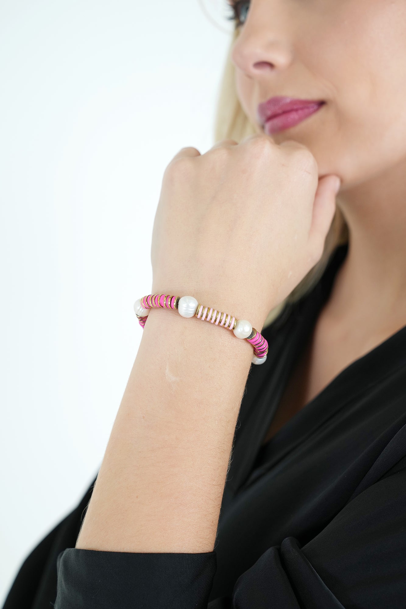 Pink Pearl Bracelet