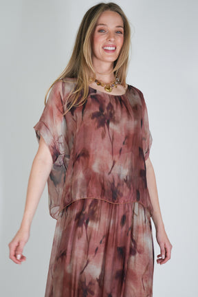 Chocolate Overlay Dress