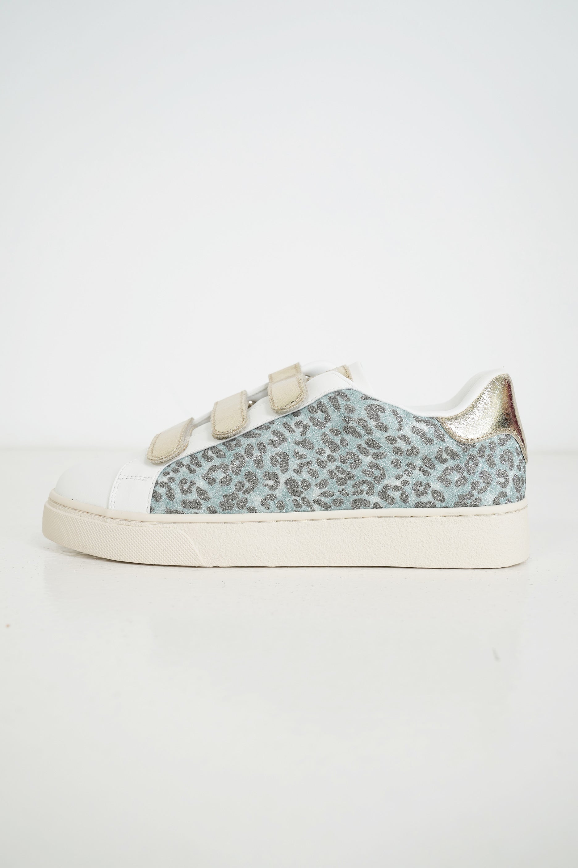 Turquoise Leopard Shimmer Sneaker, sneaker from Something Pretty, alternative view
