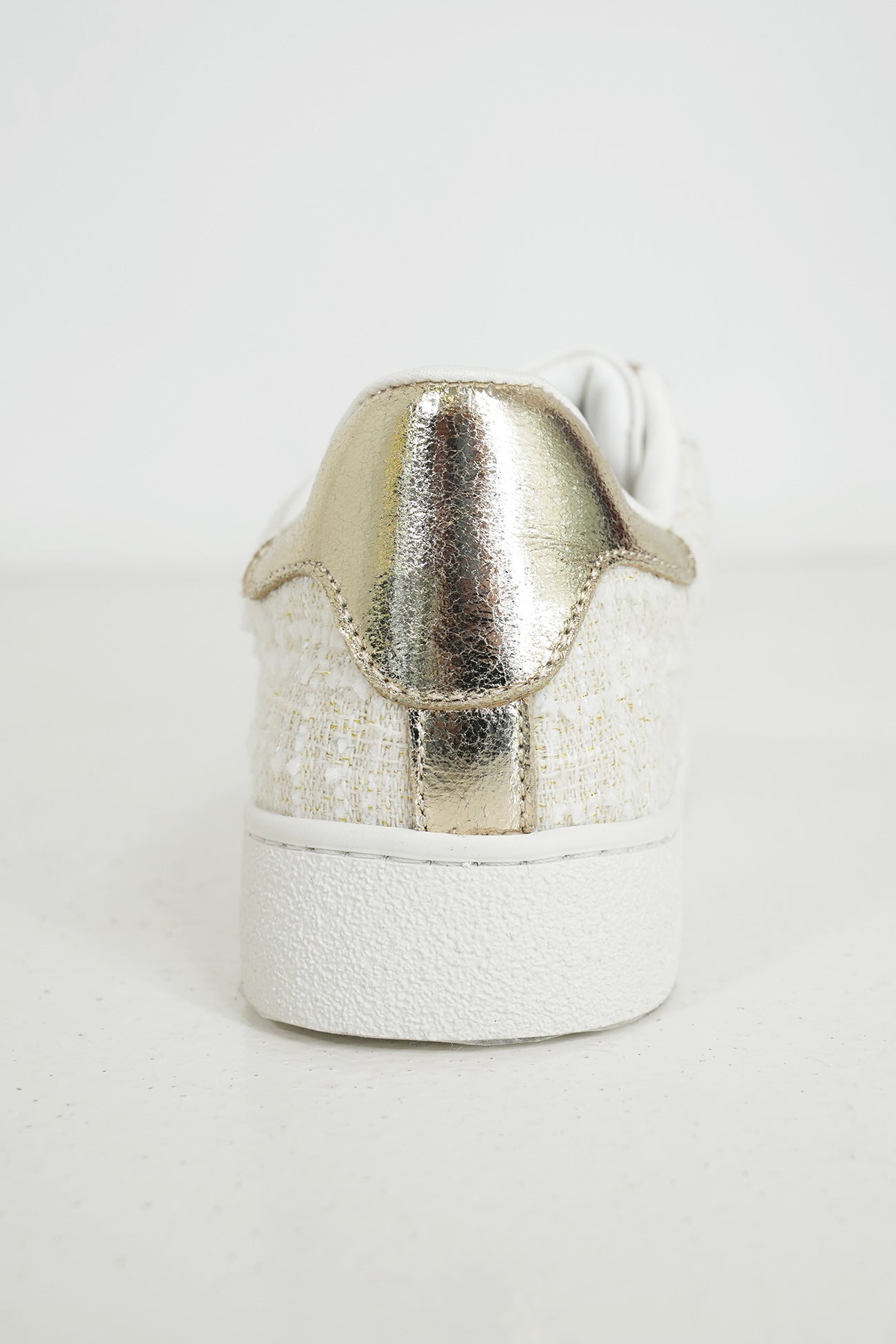 White Dina Sneaker, sneaker from Something Pretty, alternative view