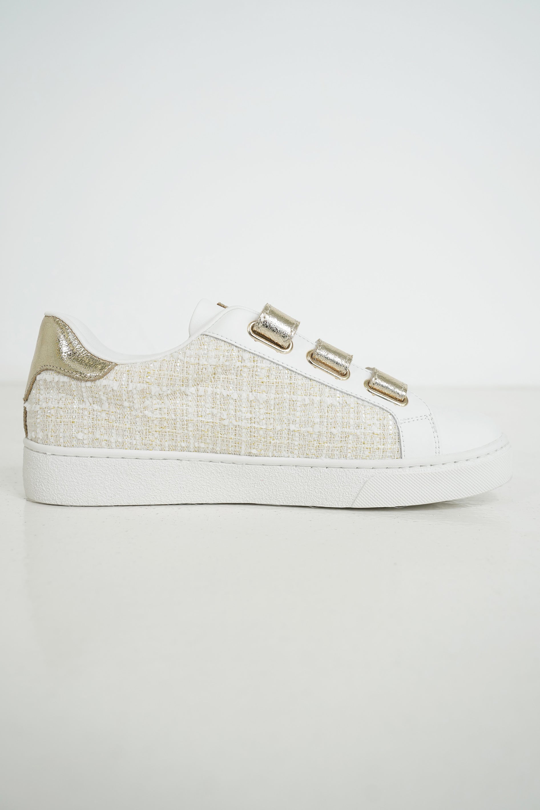 White Dina Sneaker, sneaker from Something Pretty, alternative view