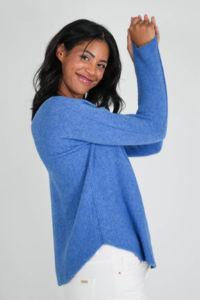 Blue Glitter Star Jumper