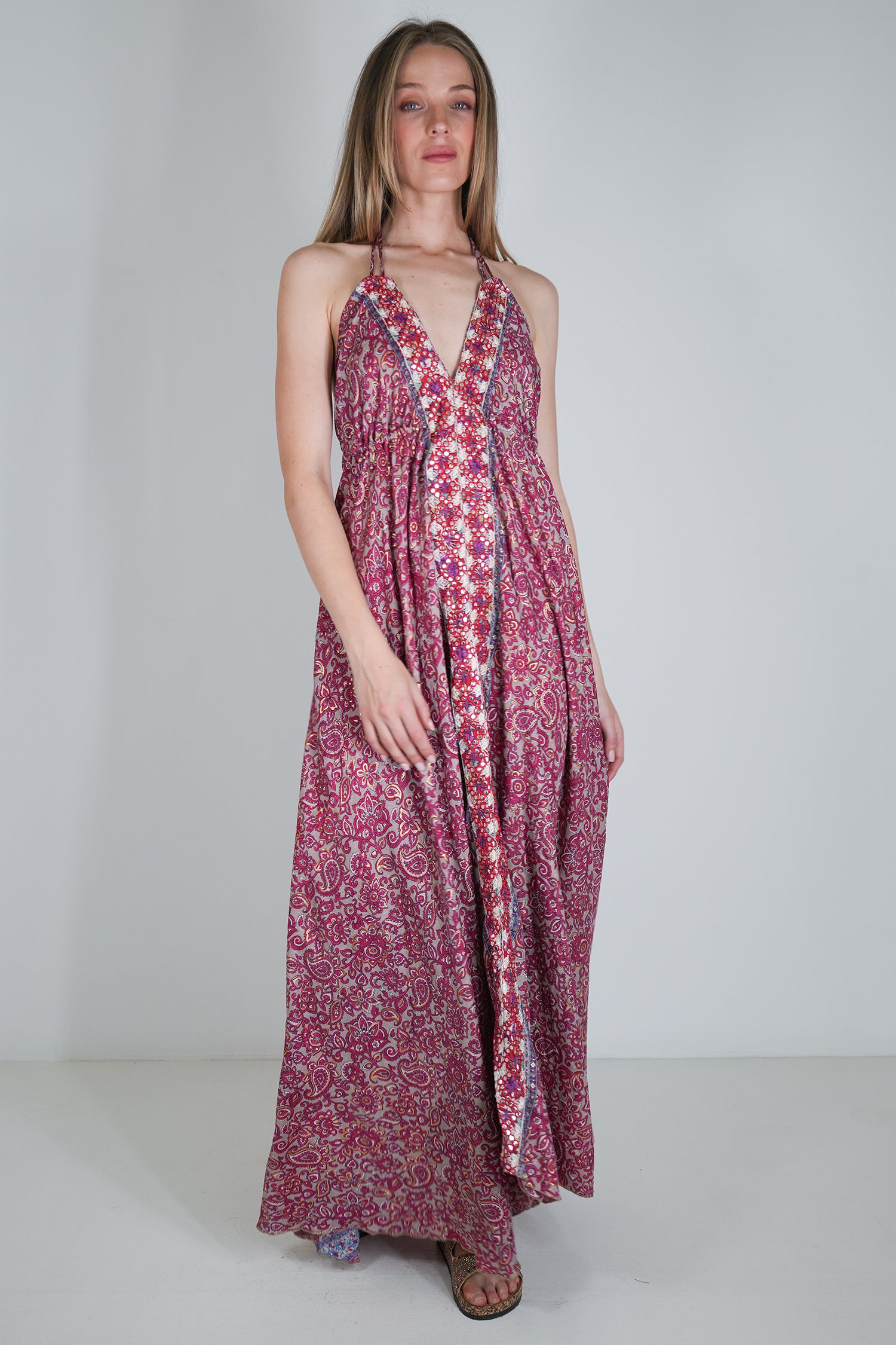 Cerise Mirror Sabs Dress