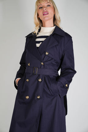 Navy Trench Coat