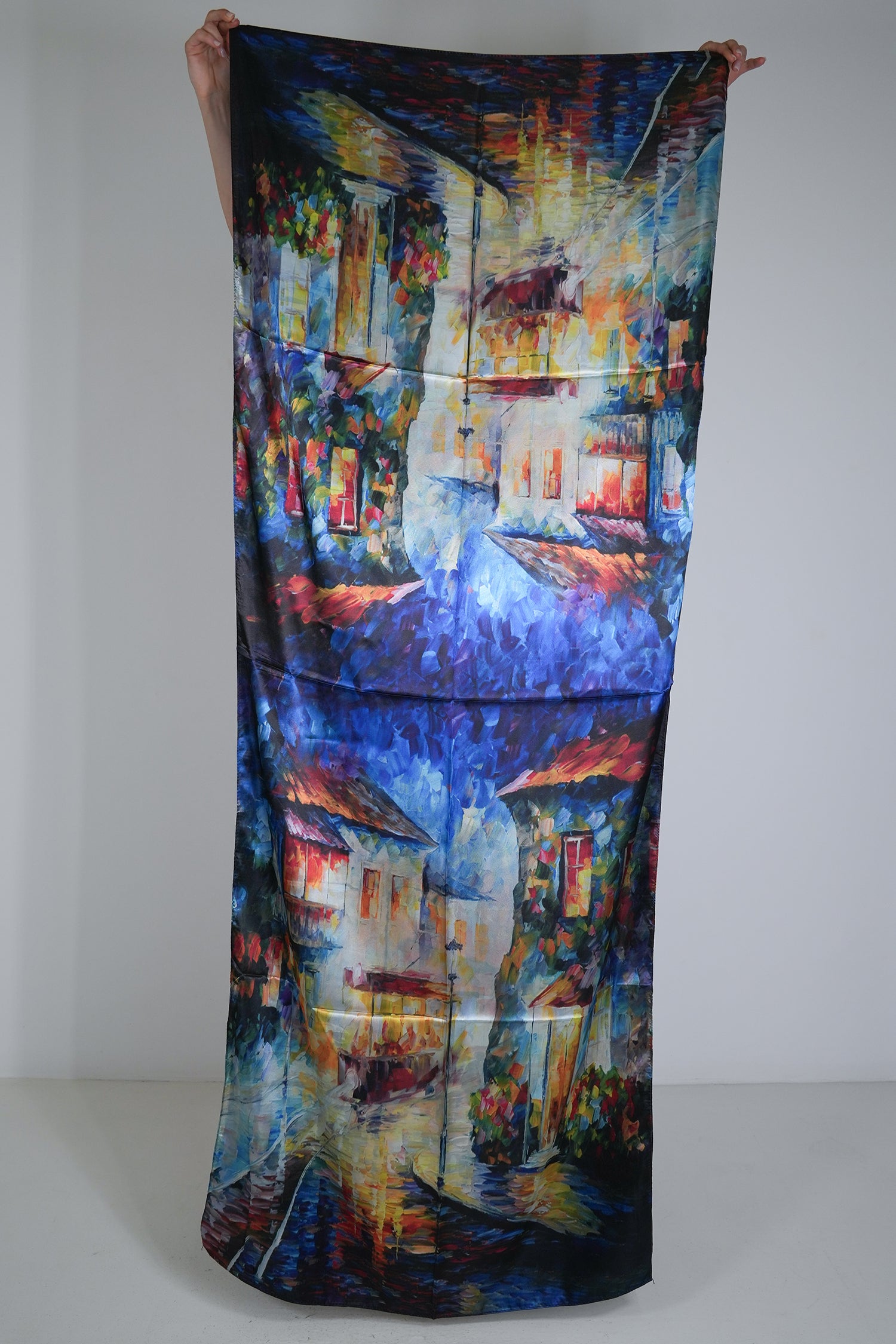 Greta Reversible Silk Scarf