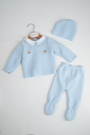 Light Blue Max Knit Set