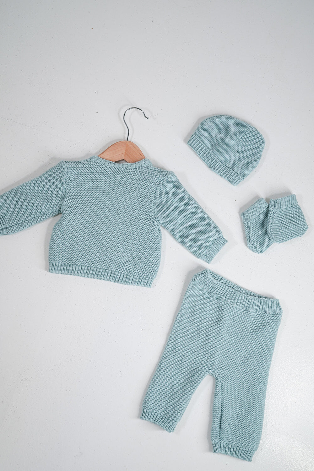 Sage Wrap Knit Set