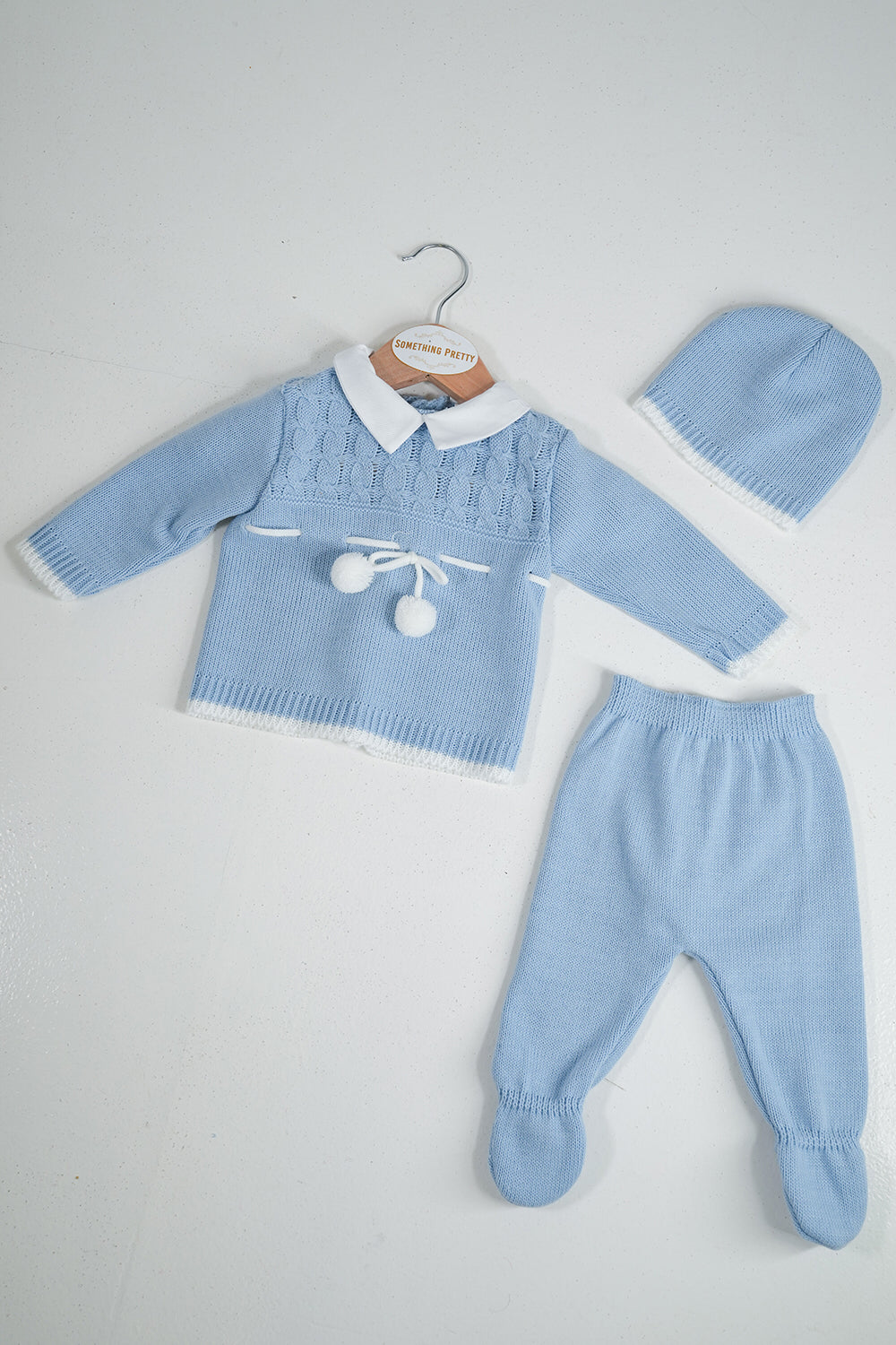 Blue Carter Knit Set