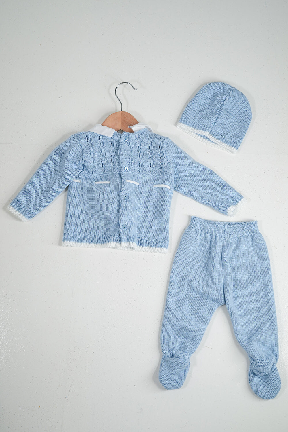 Blue Carter Knit Set