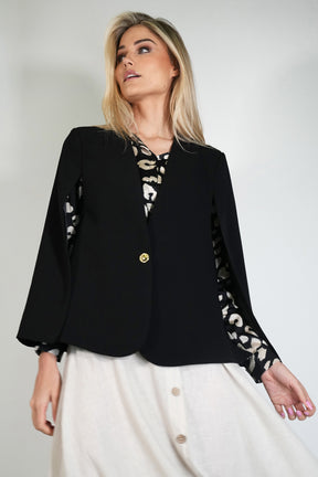 Black Cape Blazer