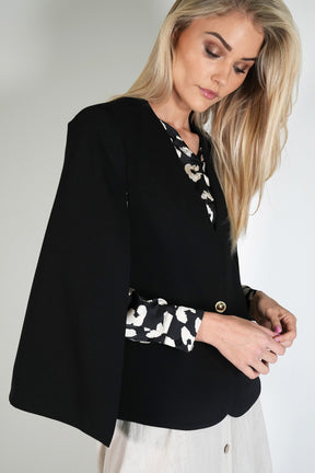 Black Cape Blazer