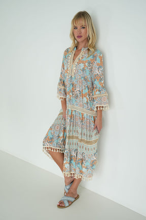Pastel Blue Heather Dress