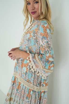 Pastel Blue Heather Dress