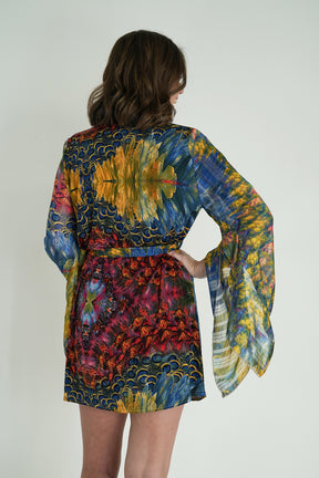 Colourful Peacock St Tropez Tunic Dress