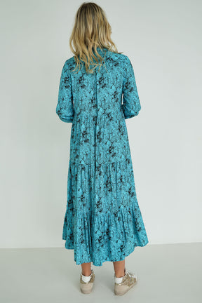 Turquoise Savannah Maxi Dress