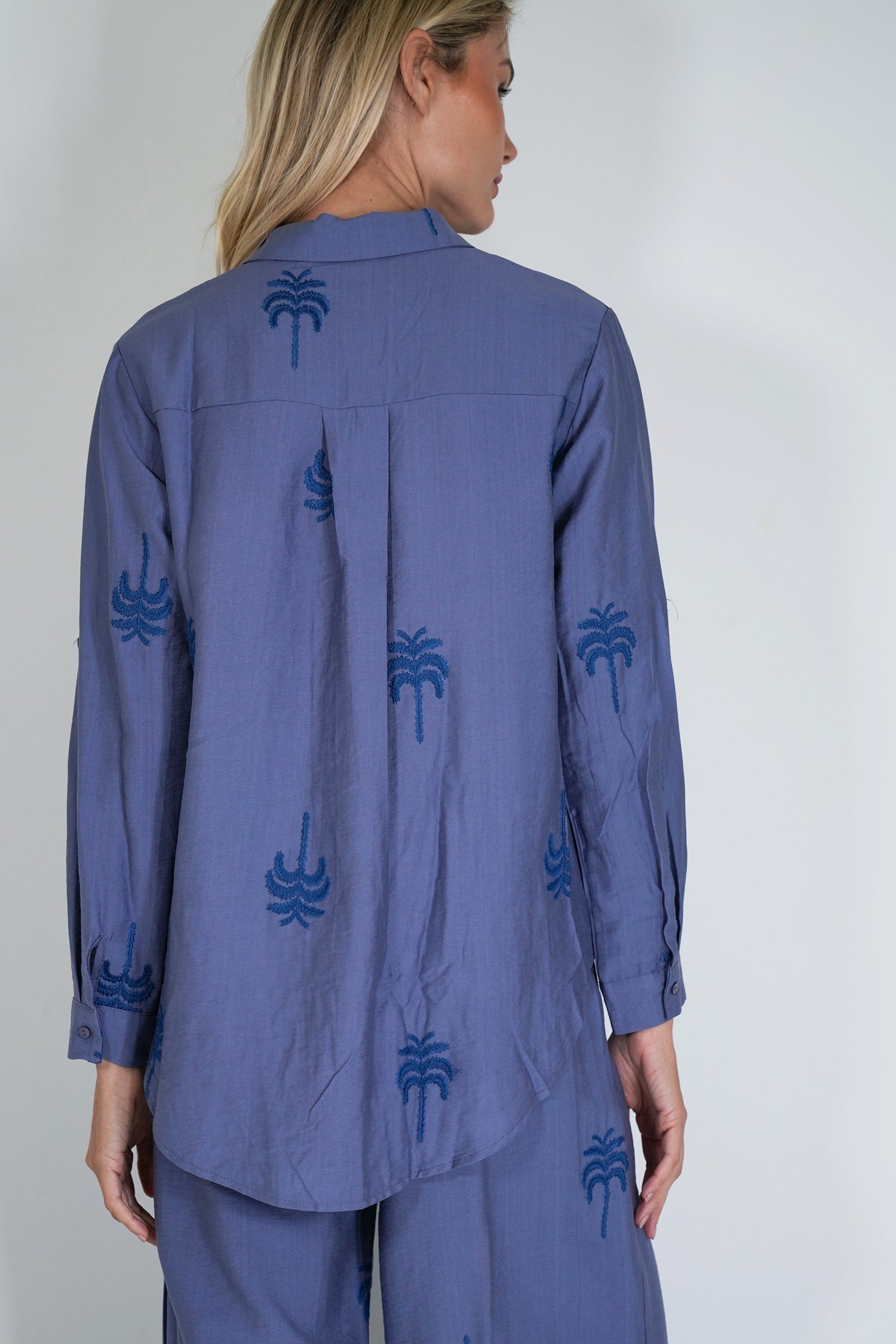Blue Palm Shirt