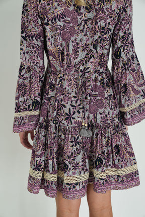 Pink and Black Ekta Tunic