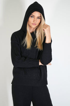 Black Cable Knit Jumper