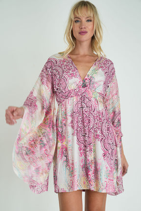 Pink Paisley Butterfly Dress